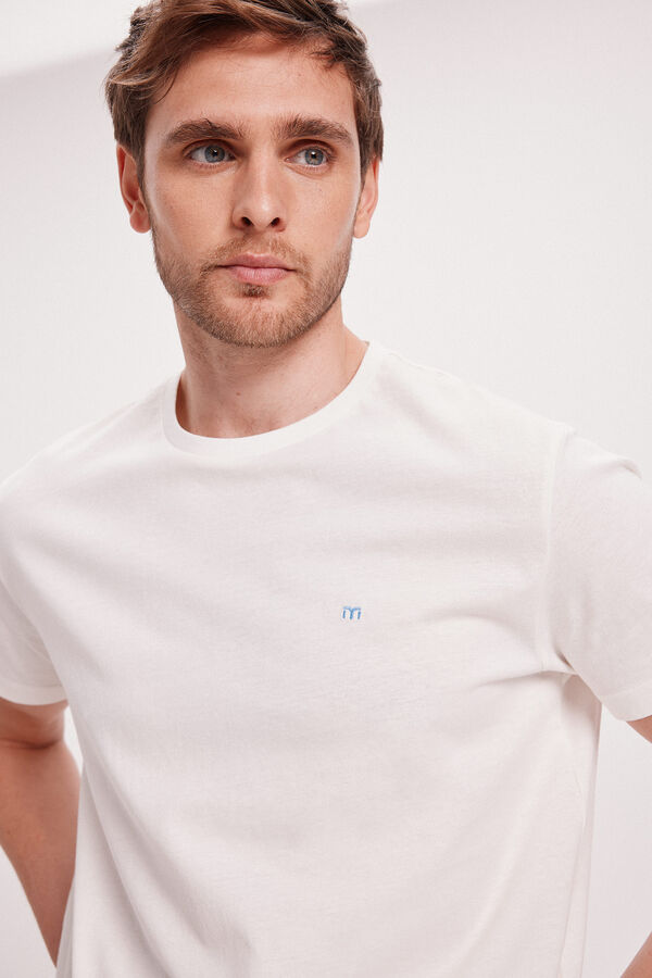 Fifty Outlet Camiseta Básica Blanco