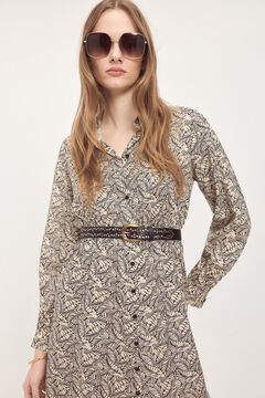 Fifty Outlet Vestido boho. natural