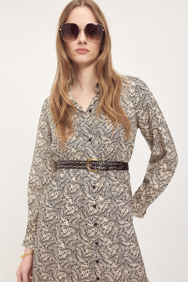Fifty Outlet Vestido boho. natural