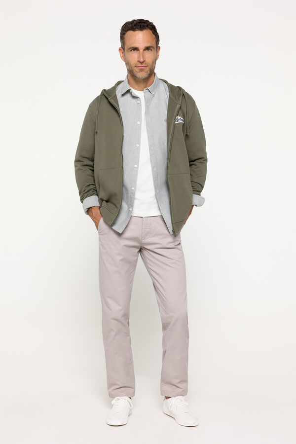 Fifty Outlet Sudadera algodón con capucha Verde
