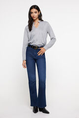 Fifty Outlet Camiseta detalle lace Blanco