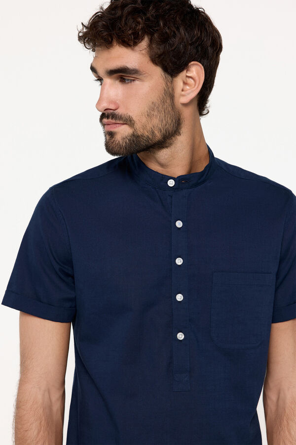 Fifty Outlet Camisa mao polera Navy