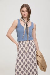 Milano Camiseta el&aacute;stica tirante ancho Verde