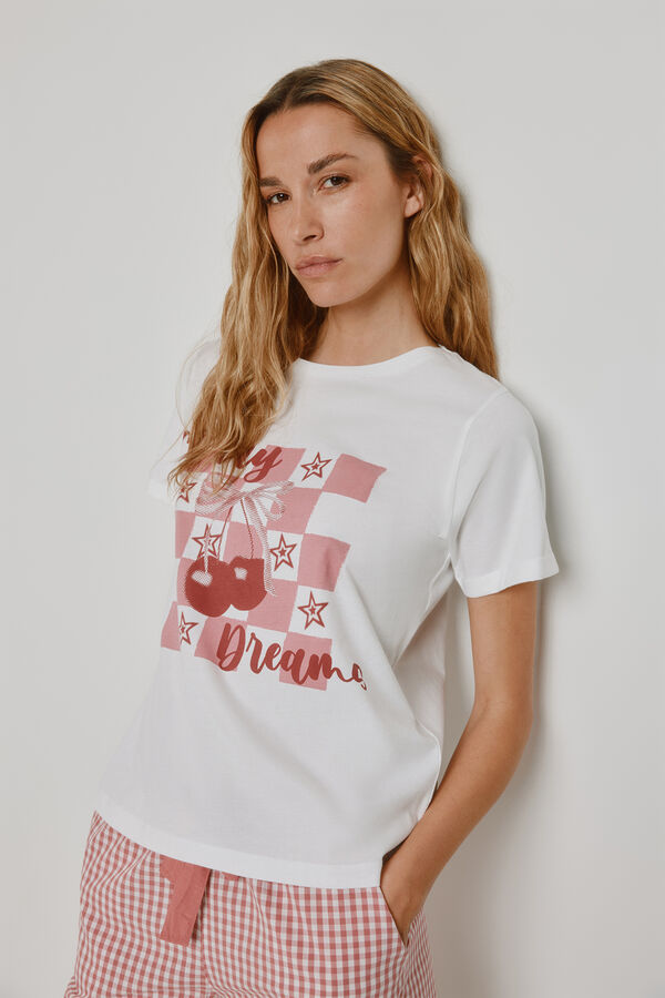 Milano Pijama estampada Rosa