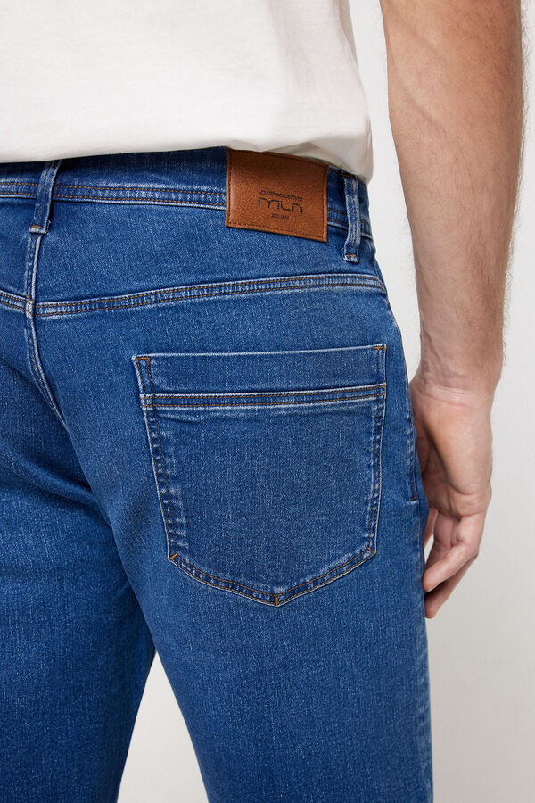 Fifty Outlet Bermuda Denim Slim Azul