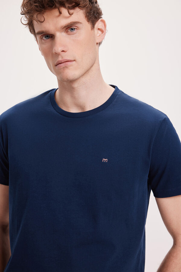Fifty Outlet Camiseta Básica Navy