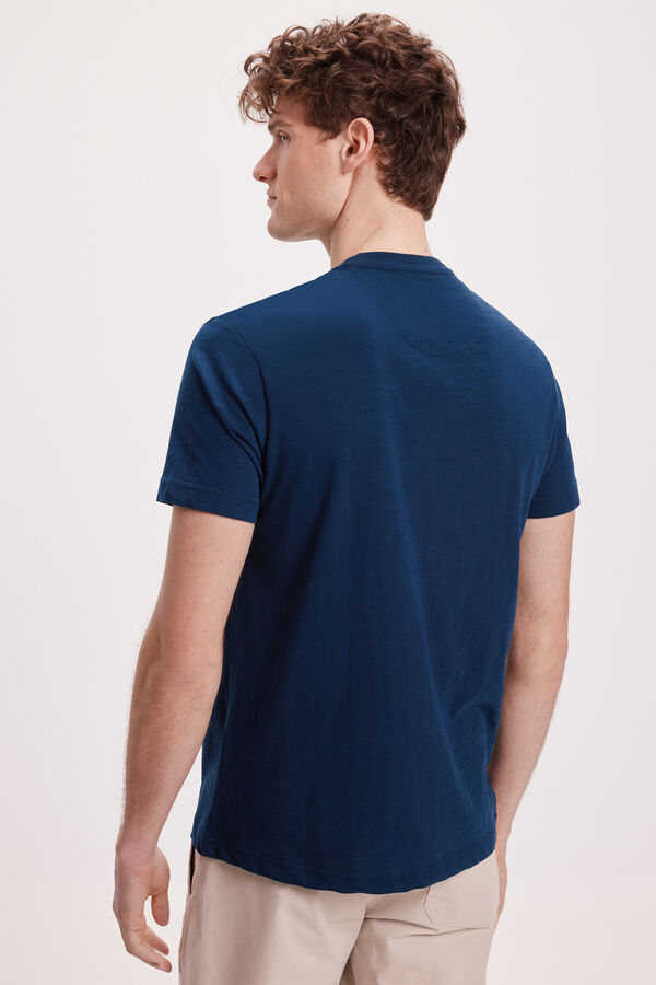 Fifty Outlet Camiseta Cuello Panadero Navy