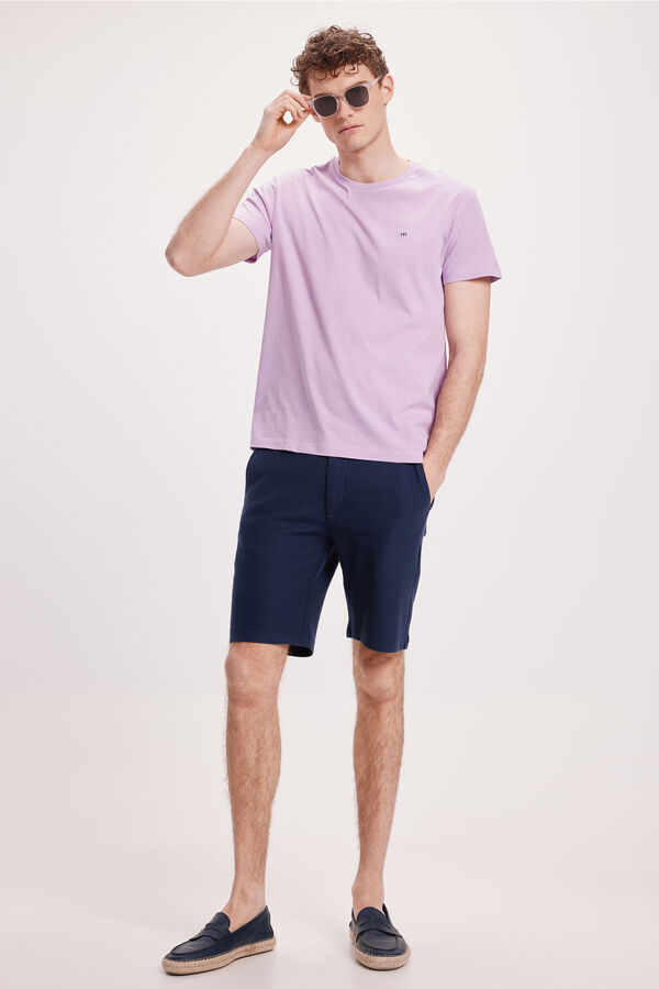 Fifty Outlet Camiseta Básica Morado