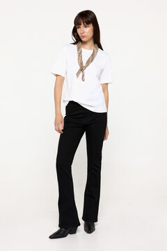 Fifty Outlet Camiseta basica algodon BCI Blanco