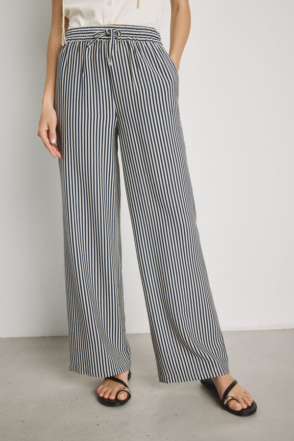 Milano Pantal&oacute;n ancho Gris Claro