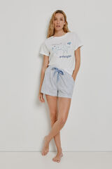 Milano Pijama estampada Azul