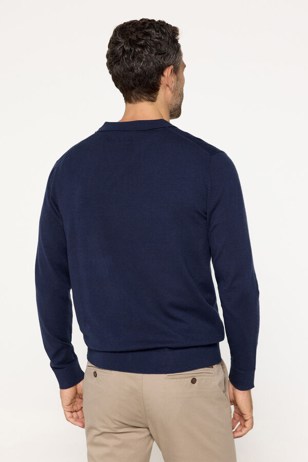 Fifty Outlet Suéter cuello abierto Navy