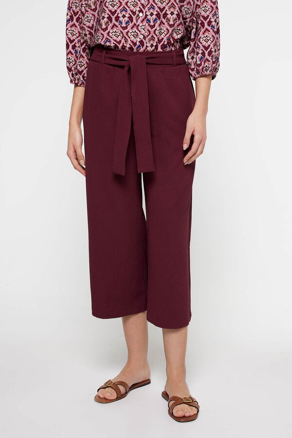 Milano Pantal&oacute;n culotte crop Vino