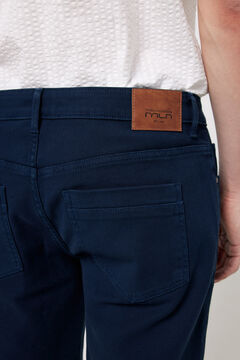 Fifty Outlet Bermudas denim estructura. Azul