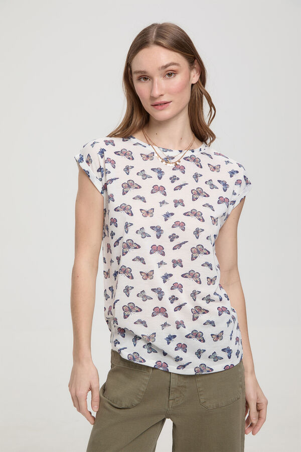 Fifty Outlet Playera estampada Verde