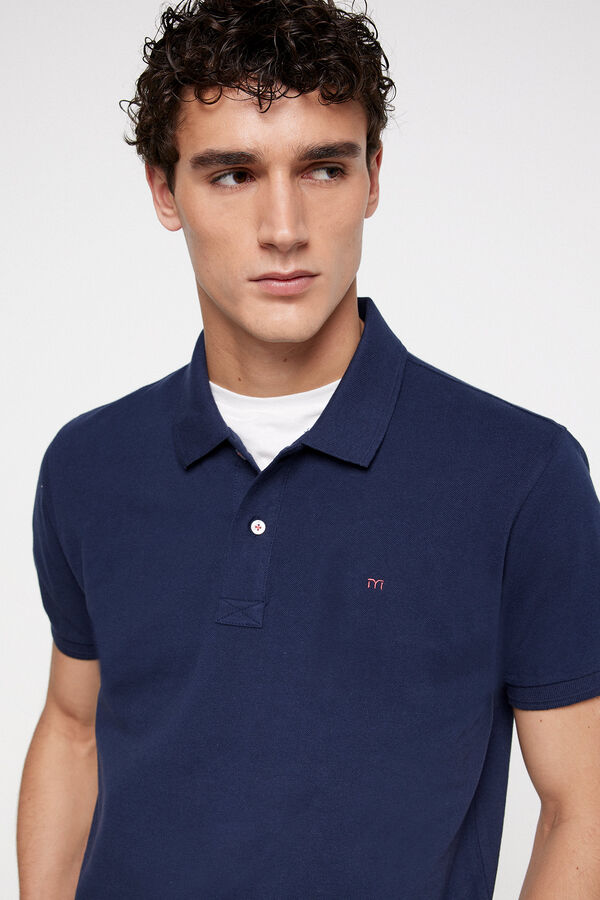 Fifty Outlet Polo basico algodon Milano Navy