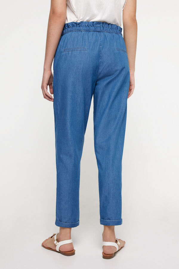 Fifty Outlet Pantalón light denim. Azul