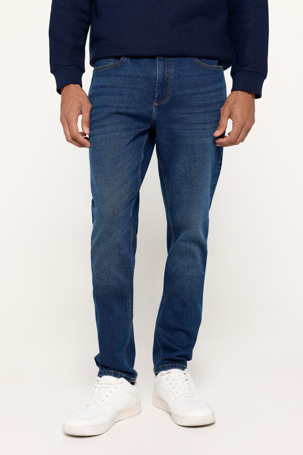 Fifty Outlet Pantalón denim slim aniversario Azul