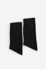 Fifty Outlet Calcetines básicos con estructura Negro