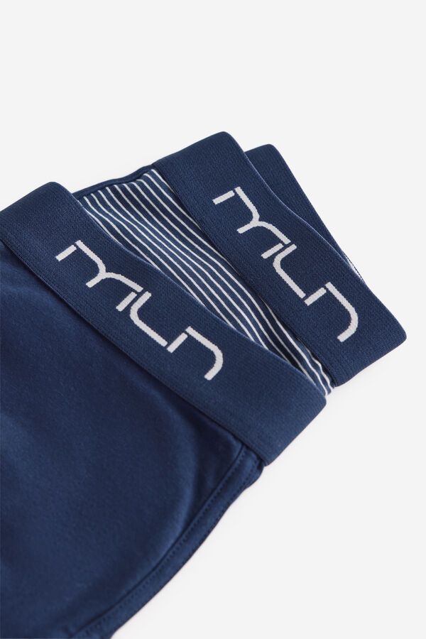 Milano Pack boxer liso y estampado Navy