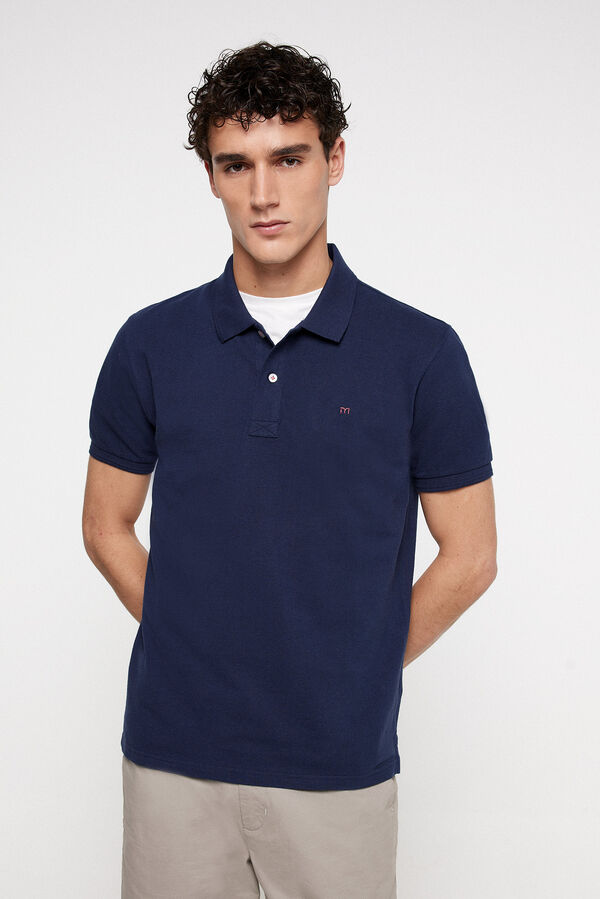 Fifty Outlet Polo basico algodon Milano Navy