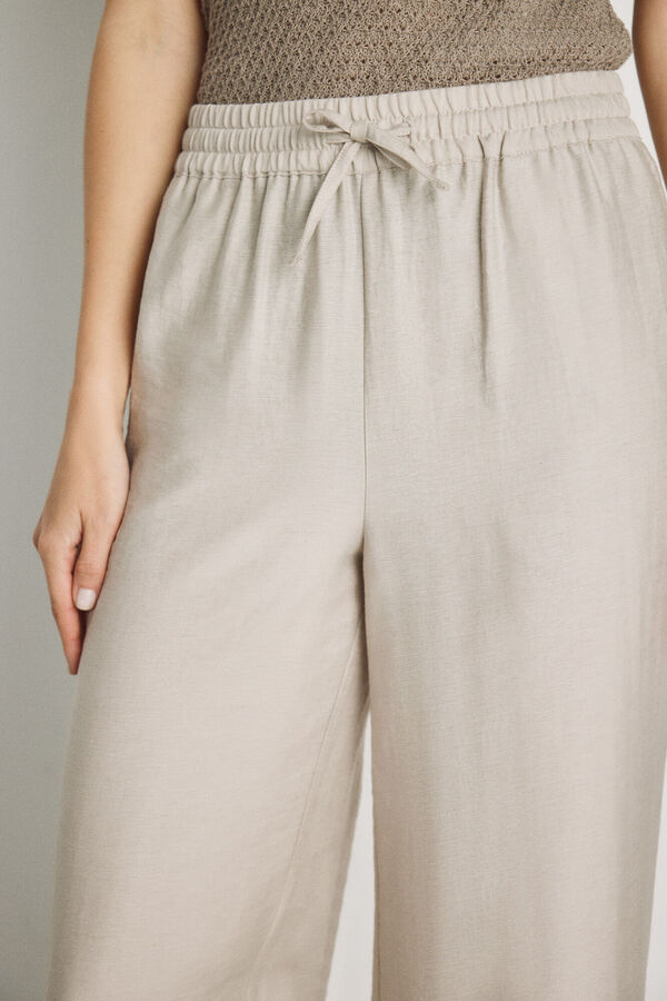 Milano Pantal&oacute;n ancho Gris Claro