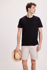 Fifty Outlet Camiseta Básica Negro