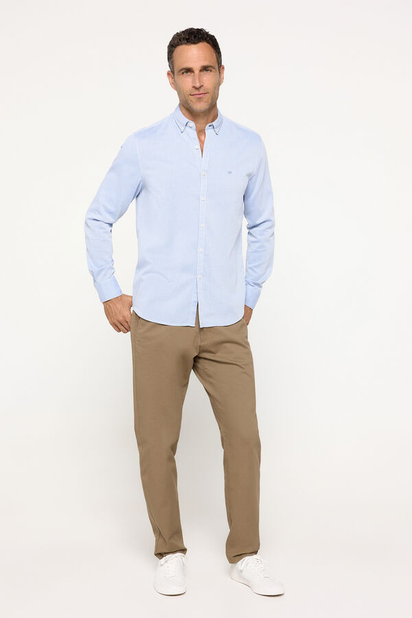 Fifty Outlet Camisa sport estructura Azul