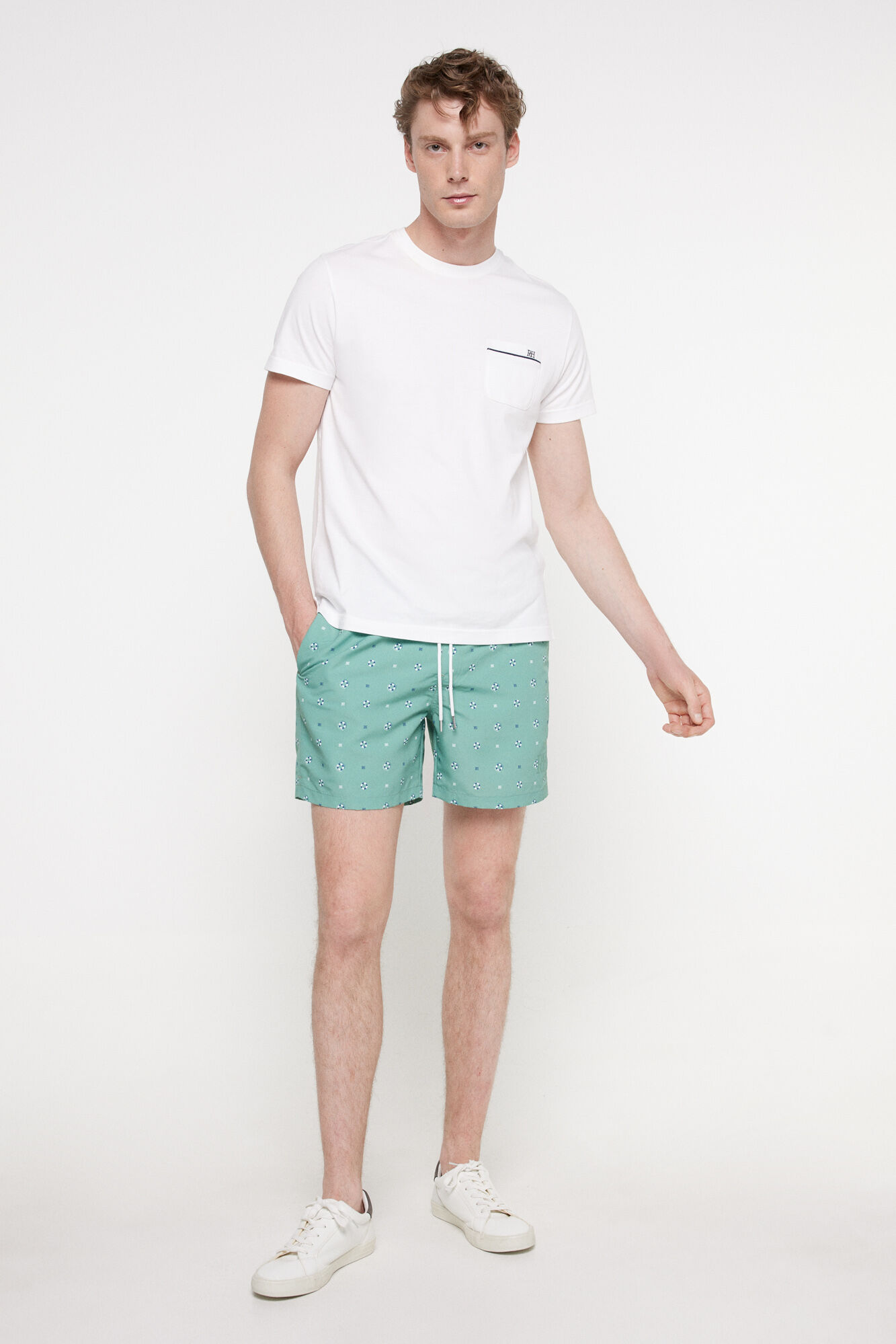 Pedro del Hierro Ba&ntilde;ador con estampado mini flotador PDH.