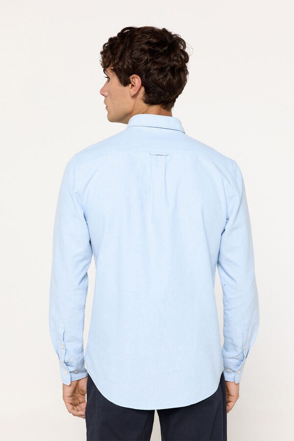 Fifty Outlet Camisa oxford aniversario Azul