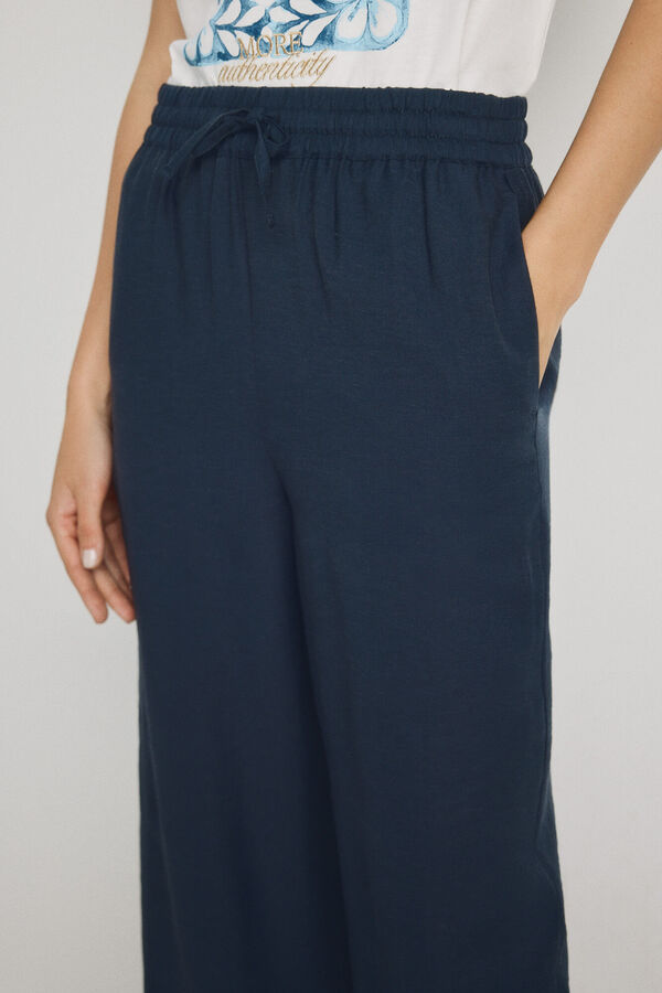 Milano Pantal&oacute;n ancho Navy
