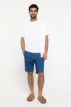 Fifty Outlet Bermudas denim algodón Azul