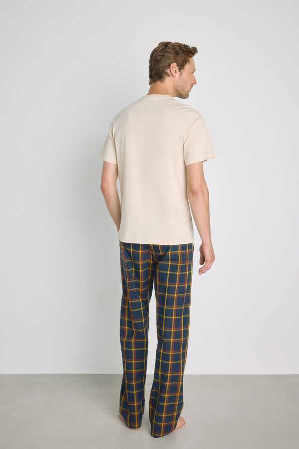 Milano Pijama de punto y tela Beige