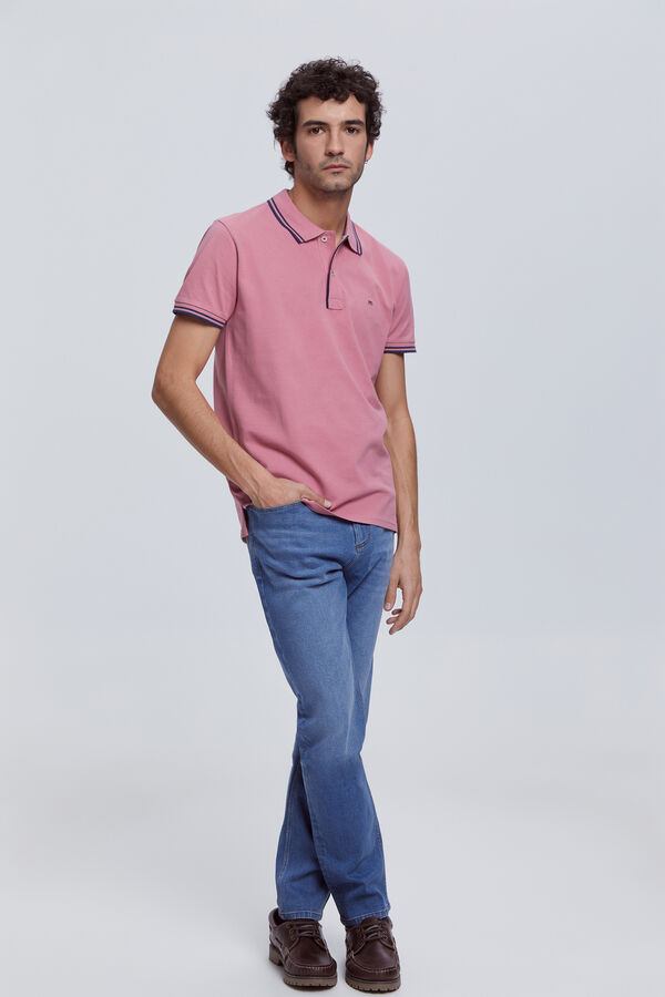 Fifty Outlet Polo Tips Milano Rosa