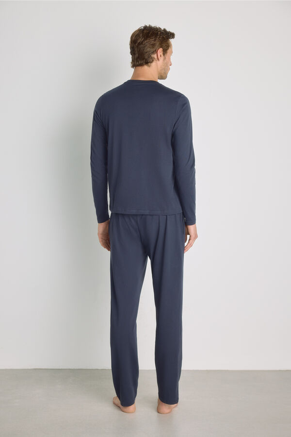 Milano Pijama de tejido Navy