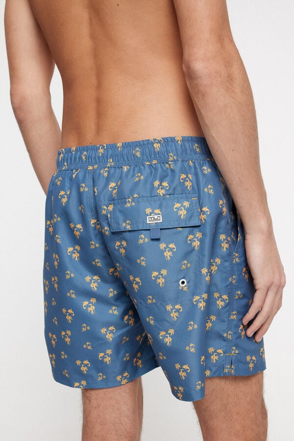 Milano Ba&ntilde;ador Estampado Motivos Azul