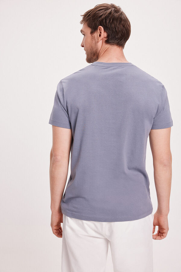 Fifty Outlet Camiseta Básica Gris