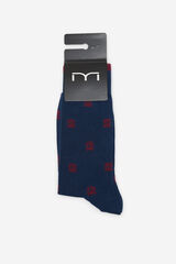 Fifty Outlet Calcetines media caña print bus Navy