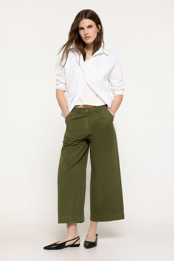 Fifty Outlet Camisa básica popelín Blanco