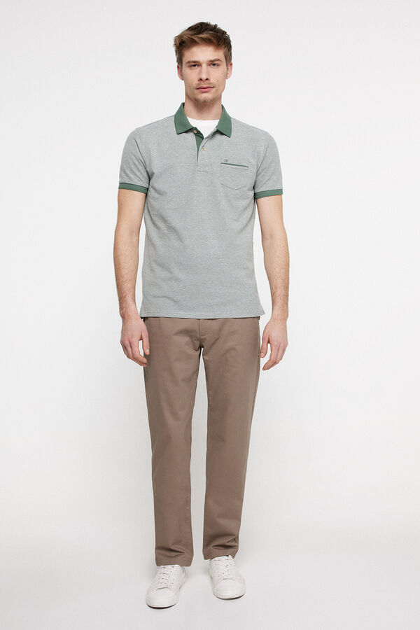 Fifty Outlet Polo Oxford Milano Verde