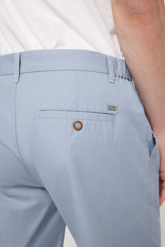 Fifty Outlet Bermudas clásicas algodón lisas Azul