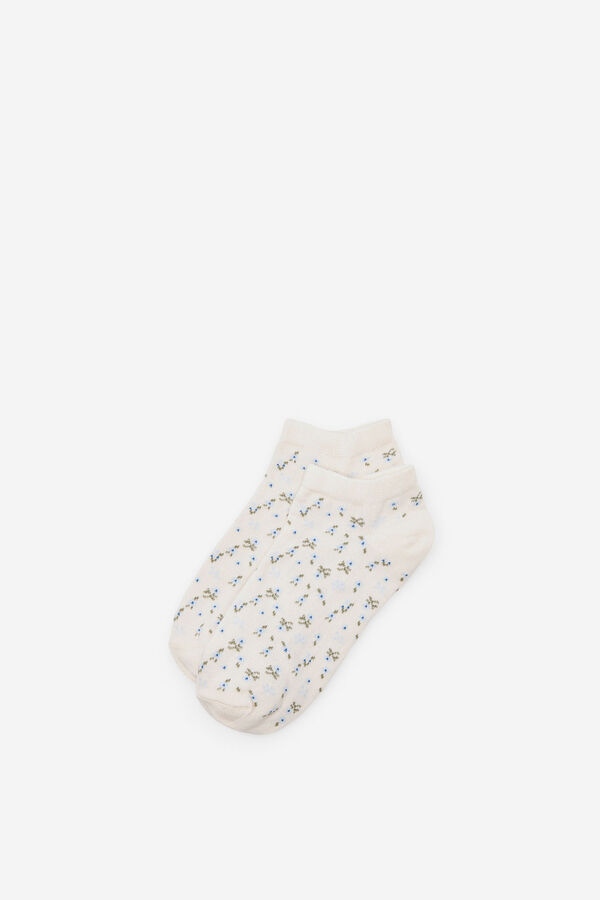 Milano Calcetines con dise&ntilde;o Beige