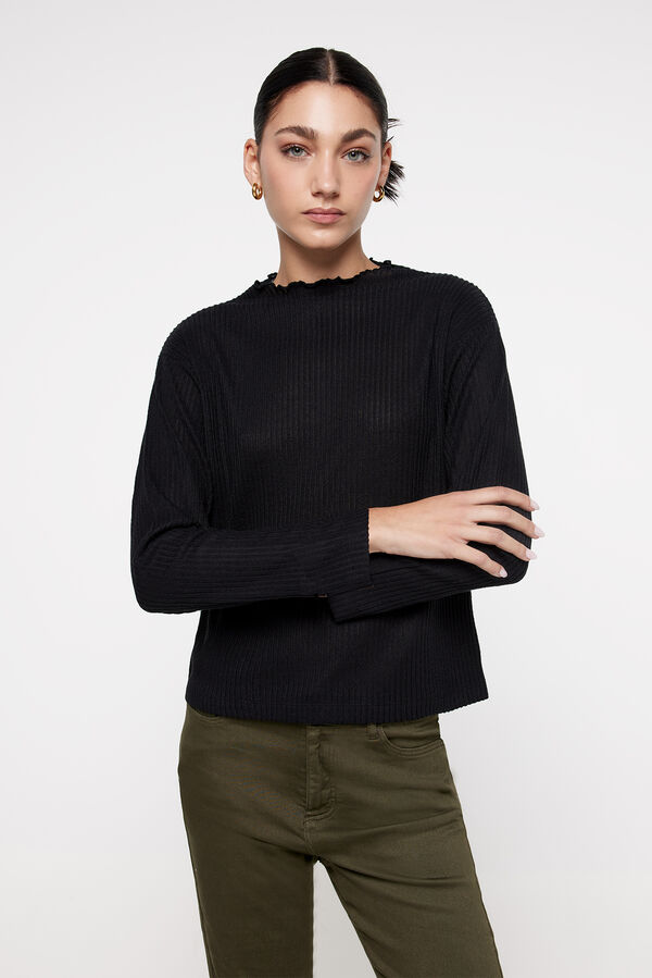 Milano Camiseta canal&eacute; Negro