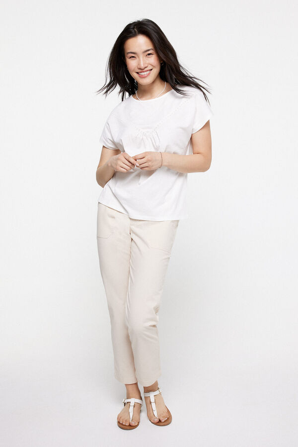 Fifty Outlet Playera fornitura Blanco