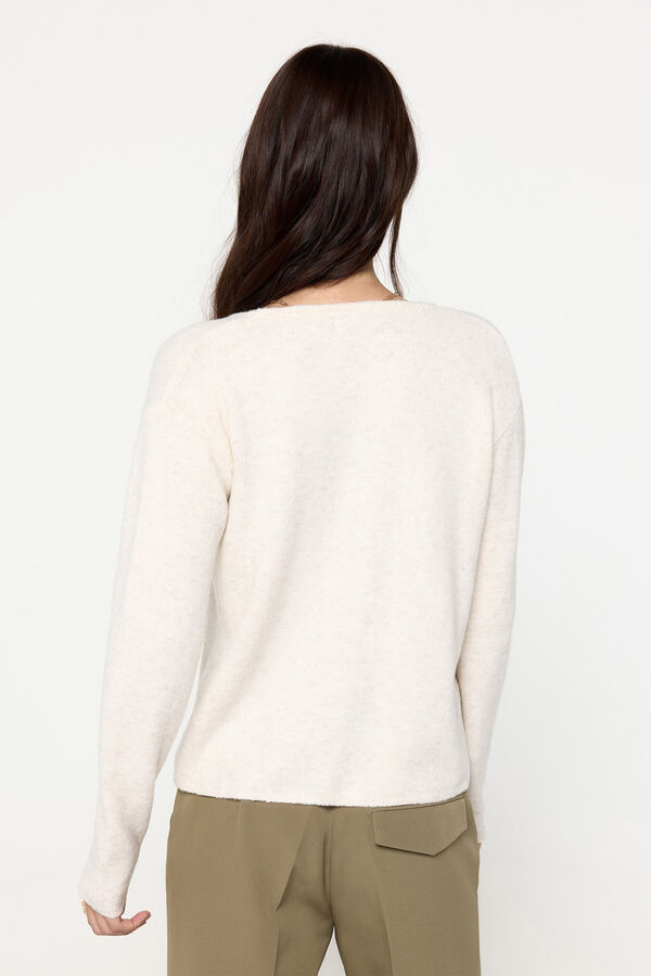 Fifty Outlet Cárdigan en tejido soft Beige