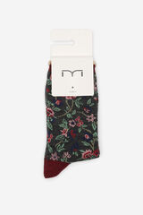 Fifty Outlet Calcetines flores natural