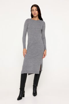Fifty Outlet Vestido tricot Gris