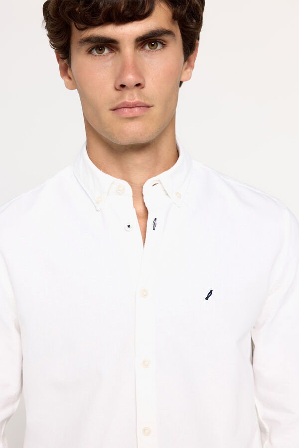 Fifty Outlet Camisa oxford aniversario Blanco