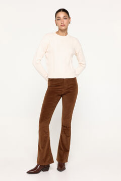 Fifty Outlet Jersey con estructura de cables Marfil