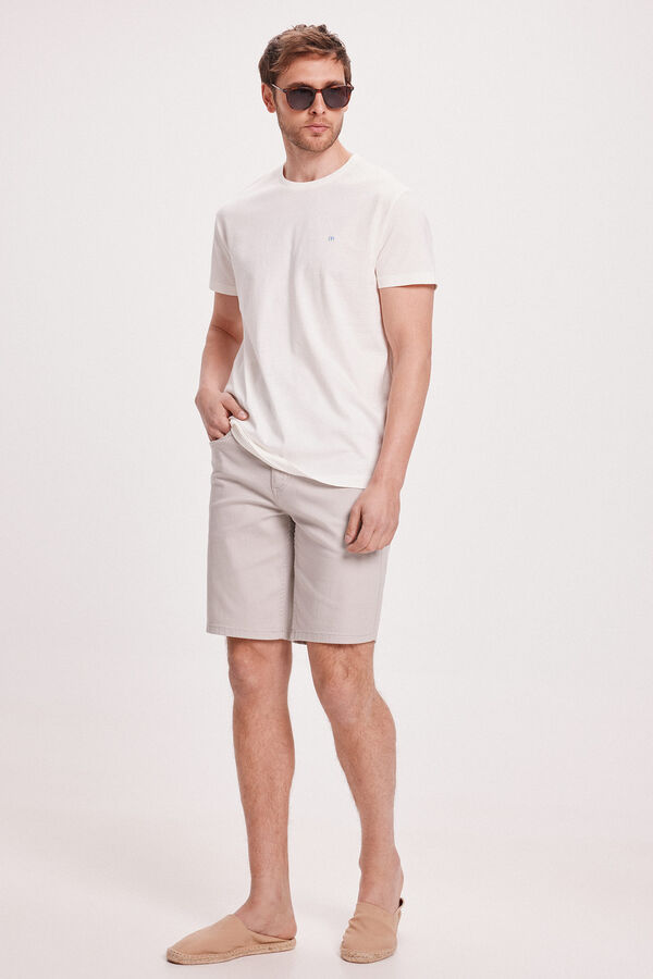 Fifty Outlet Camiseta Básica Blanco
